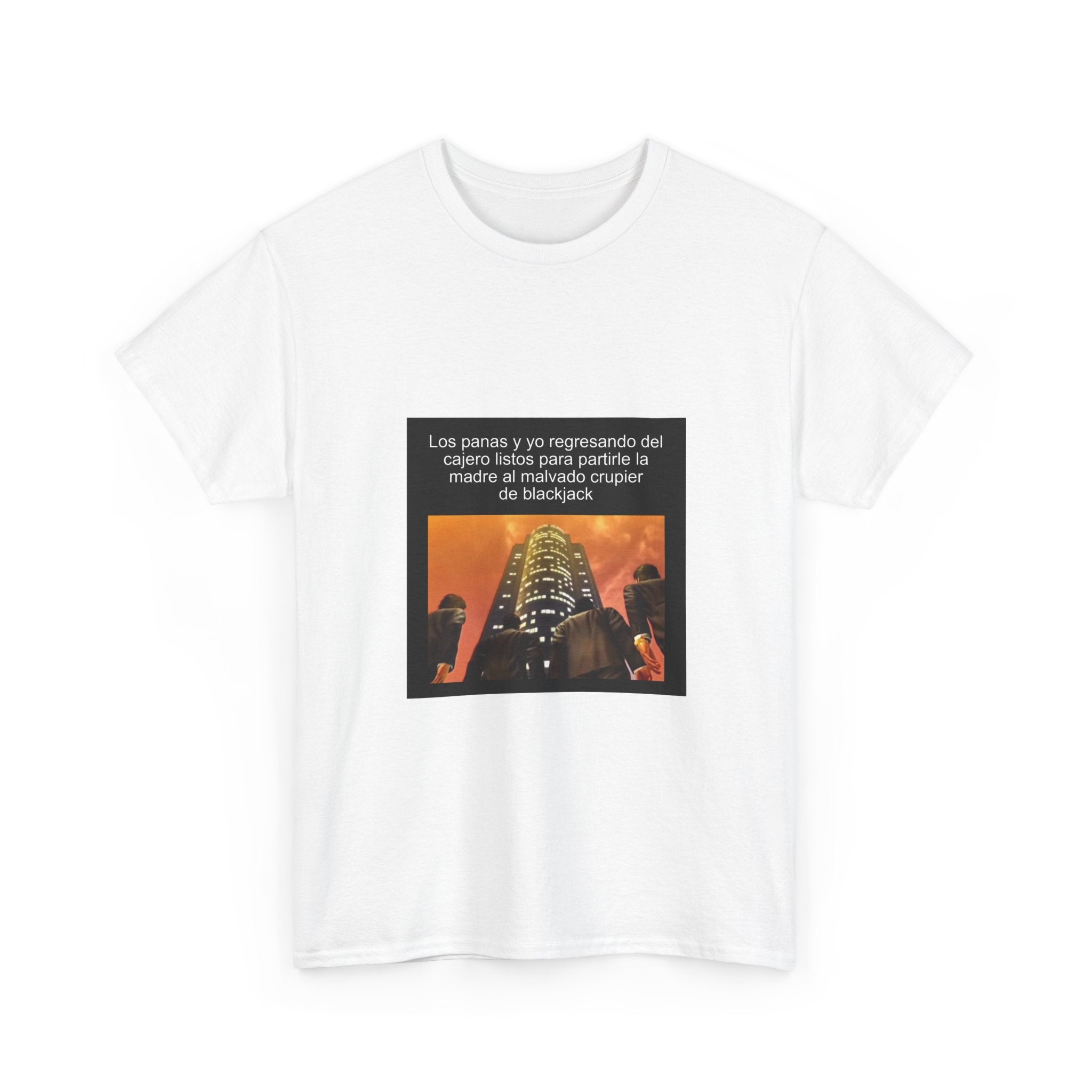 "Los Panas Y Yo Regresando Del Cajero Listos Para Partirle La" - Camiseta Meme