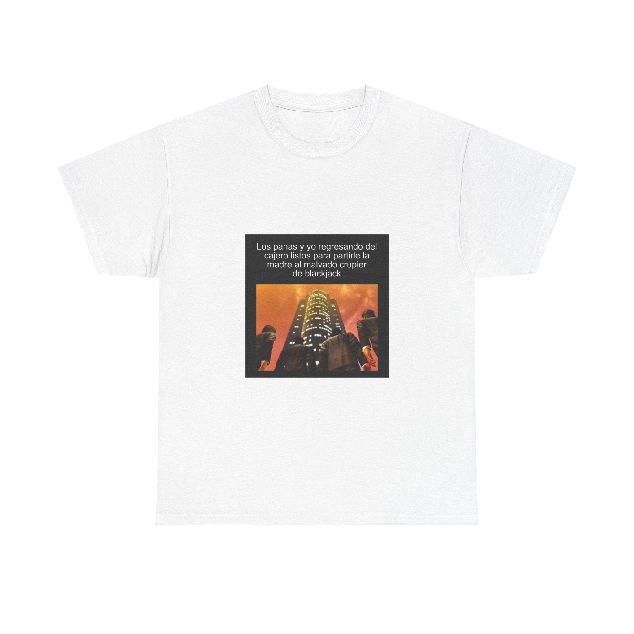 "Los Panas Y Yo Regresando Del Cajero Listos Para Partirle La" - Camiseta Meme
